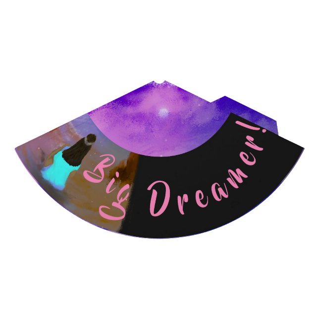 Chapéu De Festa Essências de Festa de aniversário roxa (Frente)