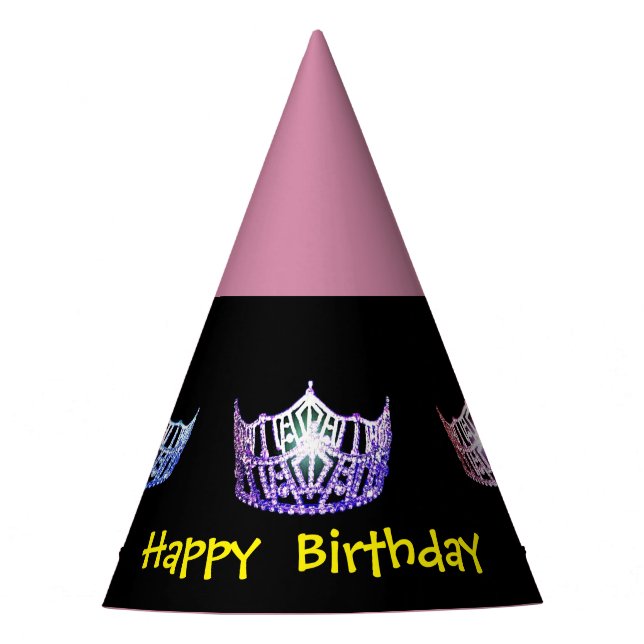 Chapéu De Festa Estilo americano Girls Crown Party Hat (Frente)