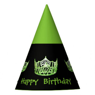 Chapéu De Festa Estilo americano Girls Crown Party Hat