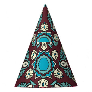 Chapéu De Festa Estilo étnico, textura decorativa vinda sem costur