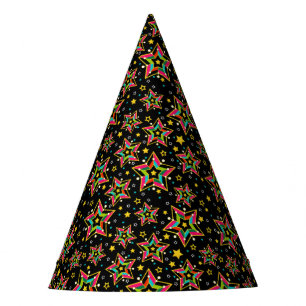 Chapéu De Festa Estrela Festiva de Feliz Brilhante