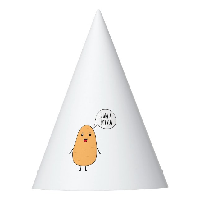 Chapéu De Festa Eu sou uma batata (Frente)