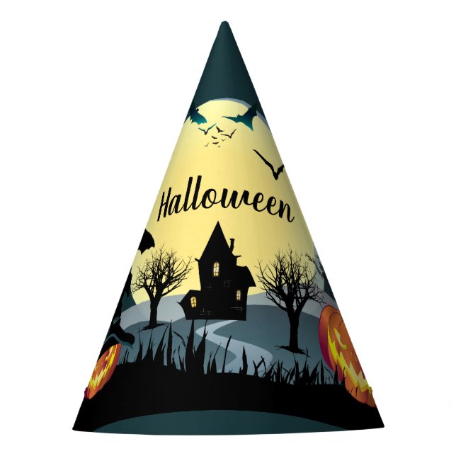 Chapéu De Festa Evento noturno de Halloween (Frente)