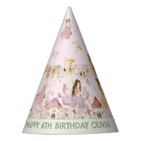 Fairies Wildflower Meadow Flowers Cone Aniversário