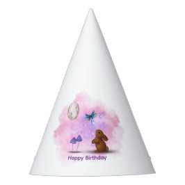 Chapéu De Festa Fairy Garden Birthday Paper Hats