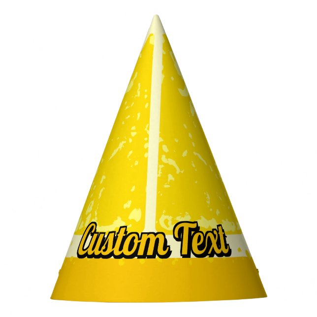 Chapéu De Festa Fatia Laranja (Frente)