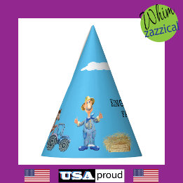 Chapéu De Festa Fazenda de Porcos do MacDonald Antigo Personalizad