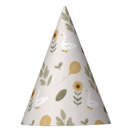 Chapéu De Festa Fazenda Ganso Amarelo Sunflower