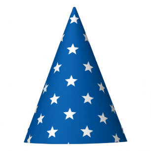 Chapéu De Festa Feiticeiro Starred azul