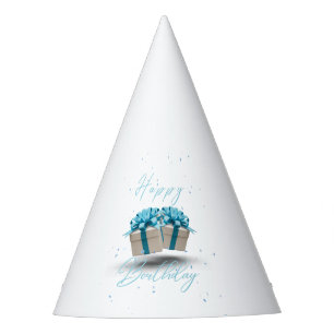 Chapéu De Festa Feliz aniversário Bebê Blue Party Hat
