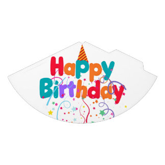 Chapéu De Festa Feliz aniversário Confetti