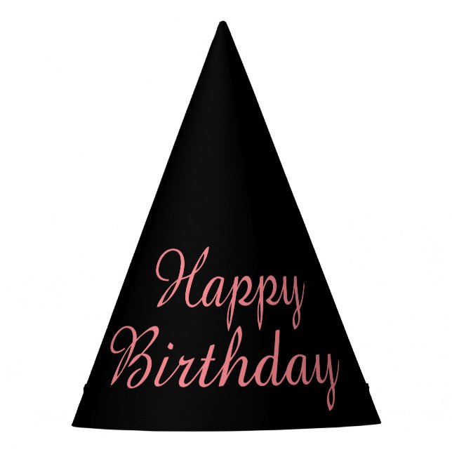Chapéu De Festa Feliz aniversário do Hat (Frente)