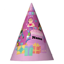 Chapéu De Festa Feliz Aniversário Personalizado no Estilo PKXD