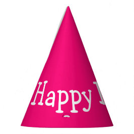 Chapéu De Festa Feliz aniversário rosa