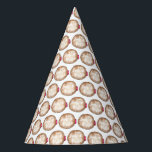 Chapéu De Festa Feliz Hanukkah Jelly Rosquinha Sufganiyot Chanukah<br><div class="desc">Uma festa que apresenta uma ilustração original de uma deliciosa rosquinha de gelatina. Perfeito para comemorações de feriado de Hanukkah! Não vê o que está procurando? Precisa de ajuda para a personalização? Clique em "contate este designer" para criar algo apenas para você!</div>