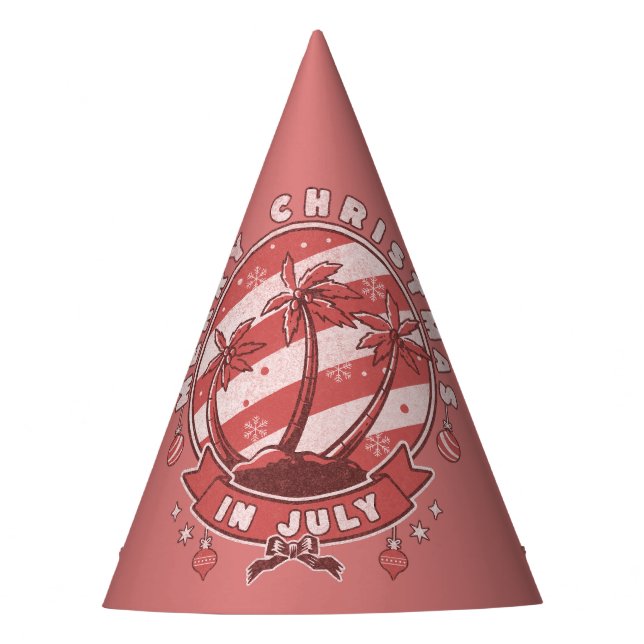 Chapéu De Festa Feliz Natal em julho (Frente)