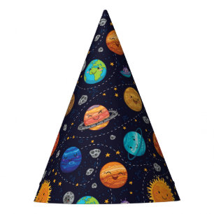 Chapéu De Festa Feliz Planeta Papel Hat