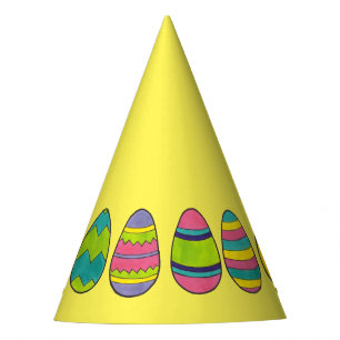Chapéu De Festa Felz pascoa De Caça De Ovos De Páscoa Coloridos