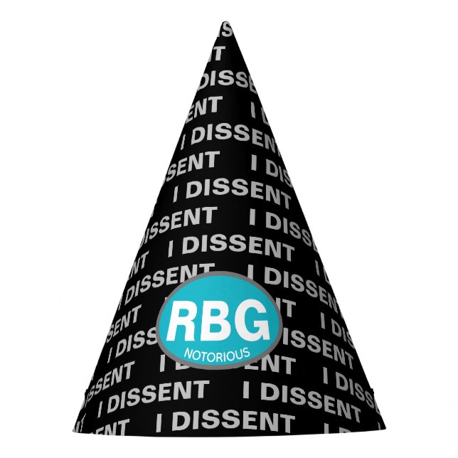 Chapéu De Festa Feminista do Supremo Tribunal de Ruth Bader Ginsbu (Frente)