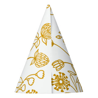 Chapéu De Festa Festa Amarelo Floral Hat