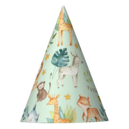 Chapéu De Festa Festa de aniversário de bétula de safari