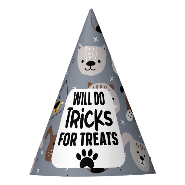 Chapéu De Festa Festa de aniversário de Cachorro Engraçado (Frente)