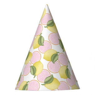 Chapéu De Festa Festa de aniversário de limonada cor-de-rosa
