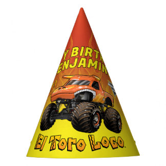 Chapéu De Festa Festa de Aniversário do El Toro Loco - Monster Jam