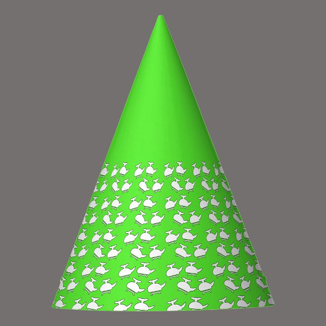 Chapéu De Festa Festa de aniversário do Helicóptero Verde (Criador carregado)