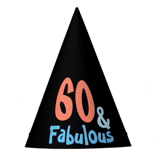 Chapéu De Festa Festa de aniversário Negra Fabulosa (Frente)