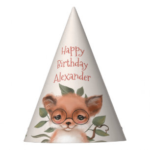 Chapéu De Festa Festa de aniversário Tema Woodland para Boy