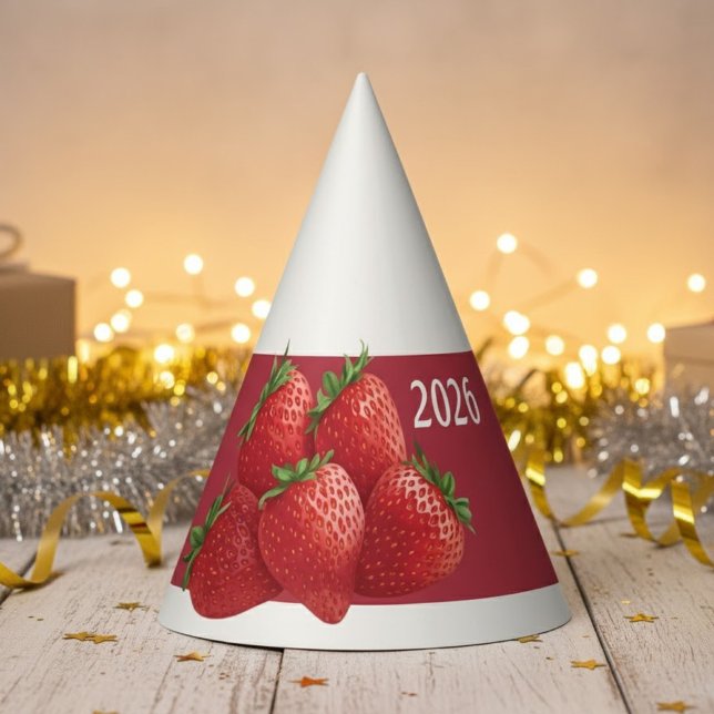 Chapéu De Festa Festa de Ano Novo de Morango (Criador carregado)