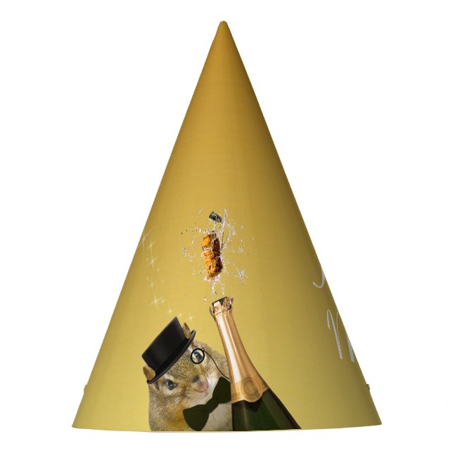 Chapéu De Festa Festa de Ano Novo do Chipmunk (Frente)