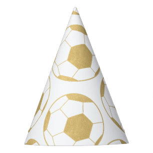 Chapéu De Festa Festa de Futebol Crianças Dourado Aniversário