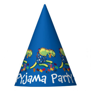Chapéu De Festa Festa de pijama para crianças do Dinossauro