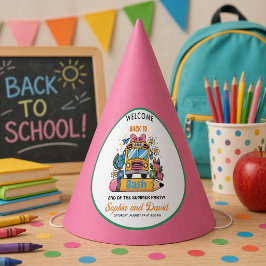 Chapéu De Festa Festa de Volta às Aulas! Festa de Fim de Verão Edi