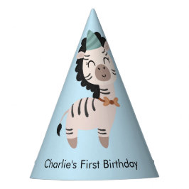 Chapéu De Festa Festa de Zebra Animal, Aniversário