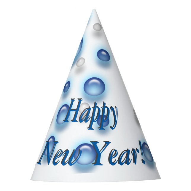 Chapéu De Festa Festa Hat - Bolhas de Ano Novo (Frente)