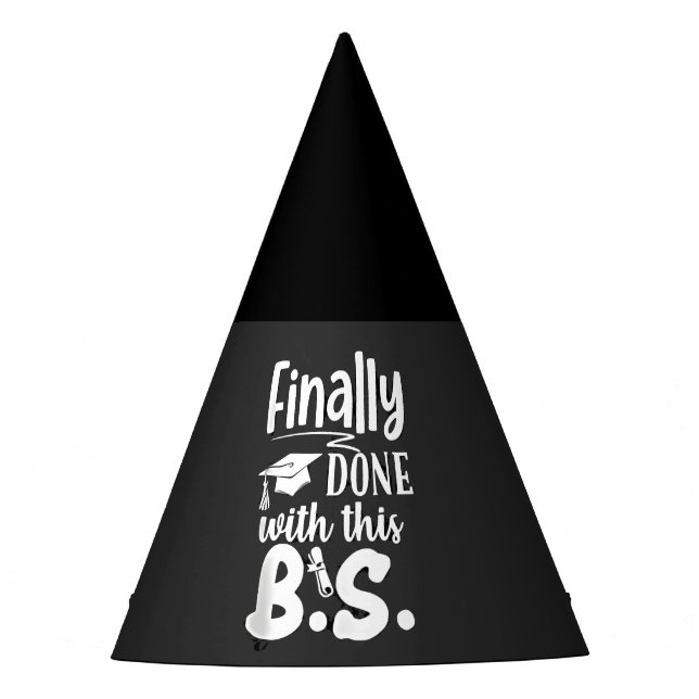 Chapéu De Festa Finalmente feito com a graduação BS Funny 2025 (Frente)