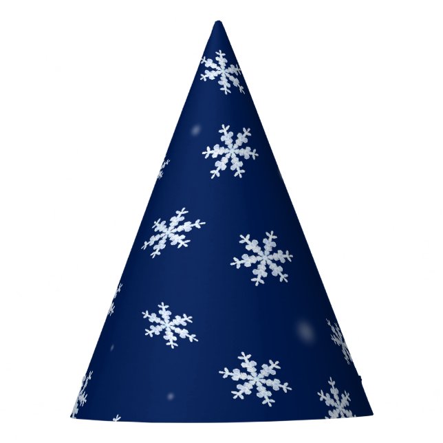 Chapéu De Festa Flocos de neve (Frente)