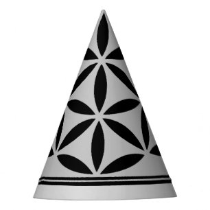 Chapéu De Festa FLOR DA VIDA - Símbolo de Geometria Sagrado cheio