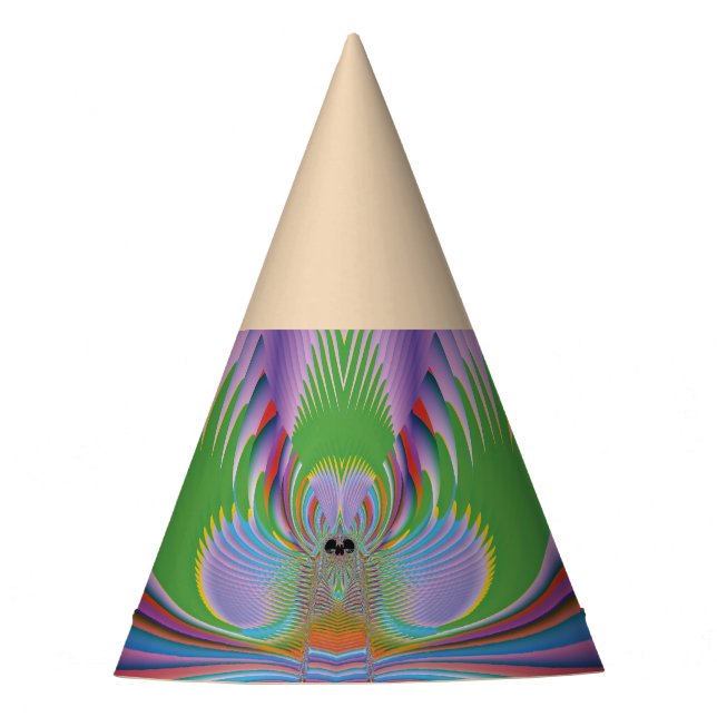 Chapéu De Festa Flor Roxa (Frente)
