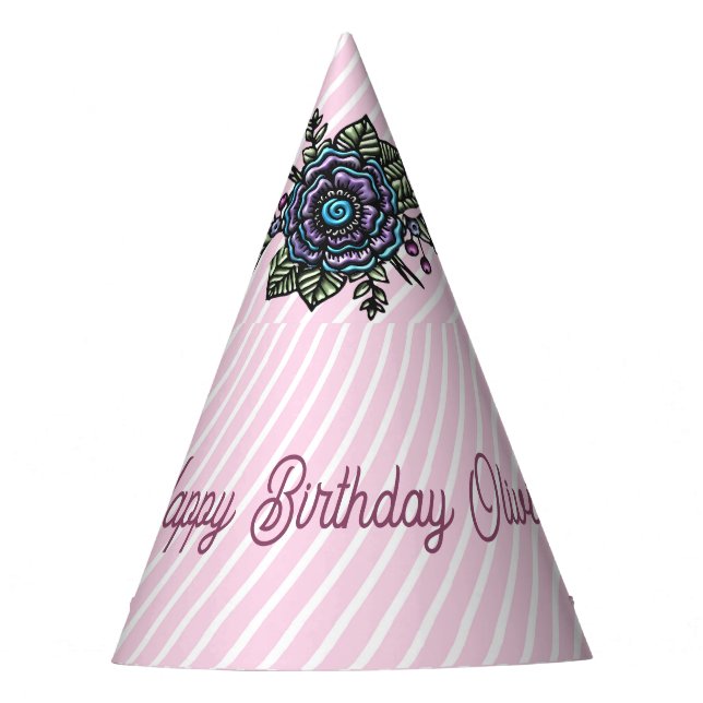 Chapéu De Festa Flores do Calçado do balé (Frente)