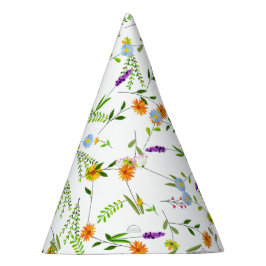 Chapéu De Festa Flores silvestres de primavera verão