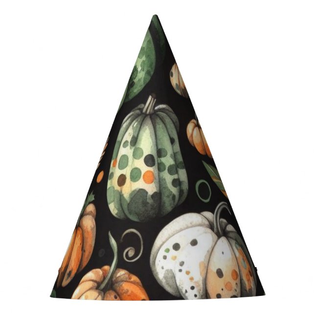 Chapéu De Festa Folhas de Papel de Maquinete Helloween (Frente)