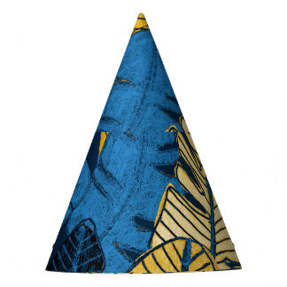 Chapéu De Festa Folhas Tropicais Desenhadas À Mão: Insoltas