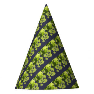 Chapéu De Festa Folhas Verdes da Vinha de Grama