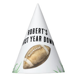 Chapéu De Festa Football First Year Down Birthday Party
