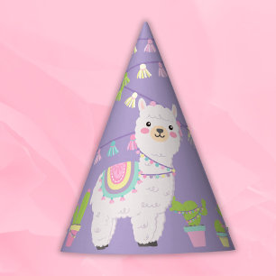 Chapéu De Festa FUN Party Hat PURPLE LLAMA