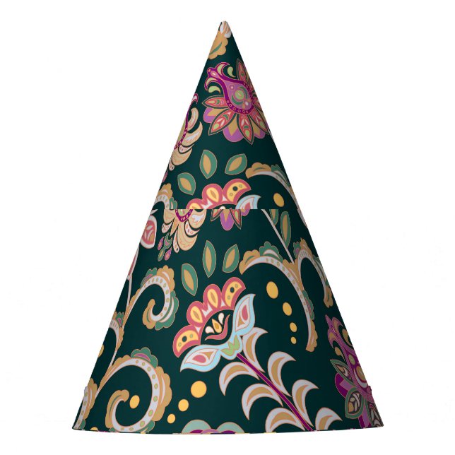 Chapéu De Festa Fundo Cor-de-rosa-rosa-claro (Frente)